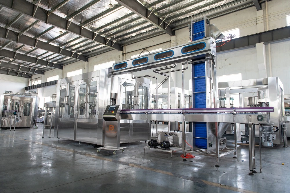 Full Automatic 1000 ~ 3000 Liter Per Hour Drinking Water Bottling Plant / Filling Machine Production Line