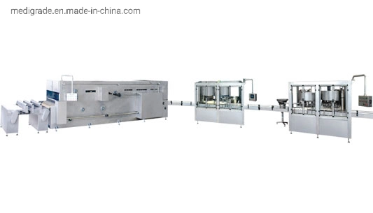 Pharmaceutical Aseptic Liquid Filling Line with Stoppering Machine